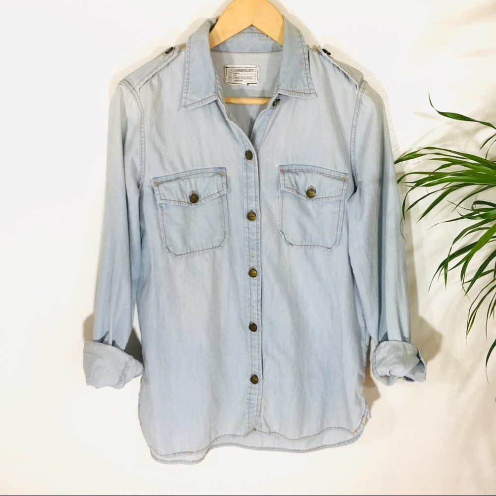 Current Eliot The Perfect Shirt Light wash Medium - Picture 4 of 8